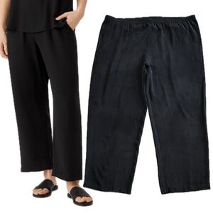 Eileen Fisher Black Ankle Pants